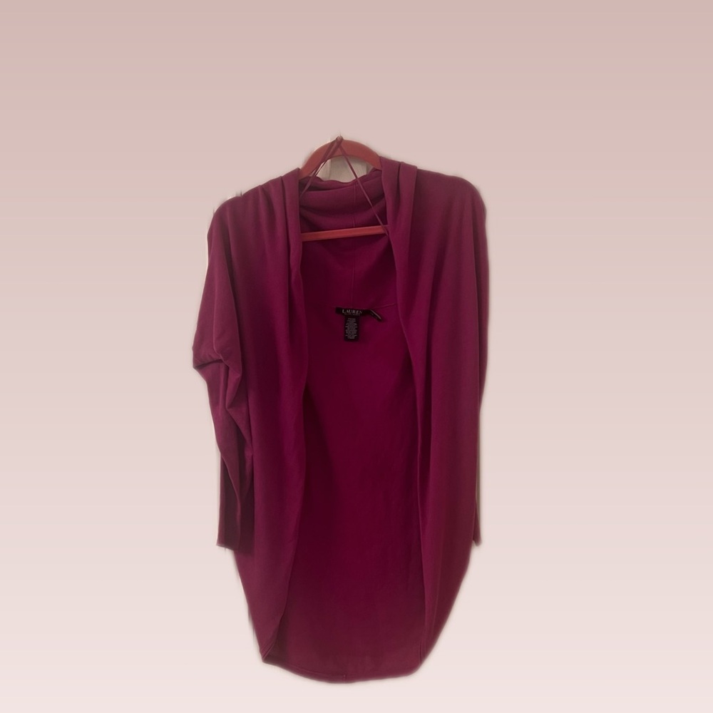 Ralph Lauren Magenta Knit Sweater